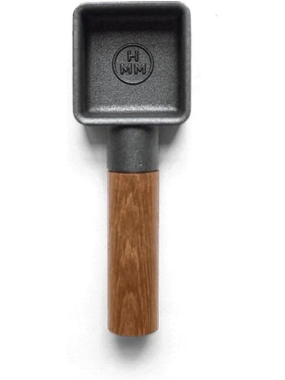 Aesthetic Coffee Scoop with Walnut Handle - Cast Iron Measuring Spoon, Magnetic
